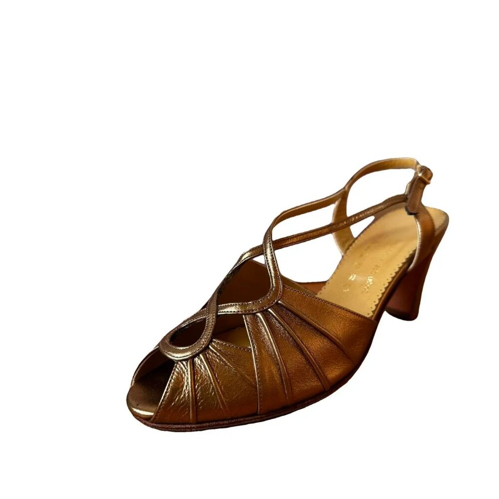 Calypso by Jacqueline  Schnabel Metallic Sandals 40